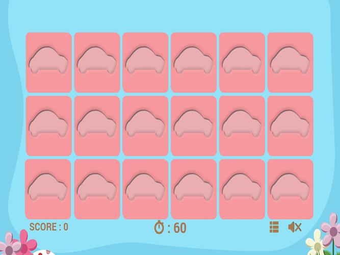 Car Matching Games For Kids