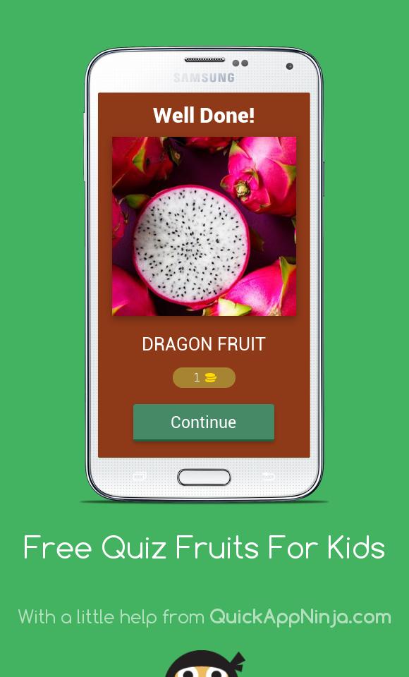 Free Quiz Fruits For Kids