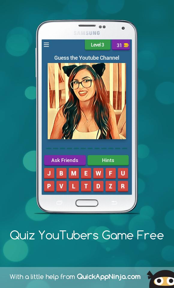 Quiz YouTubers Game Guess Free