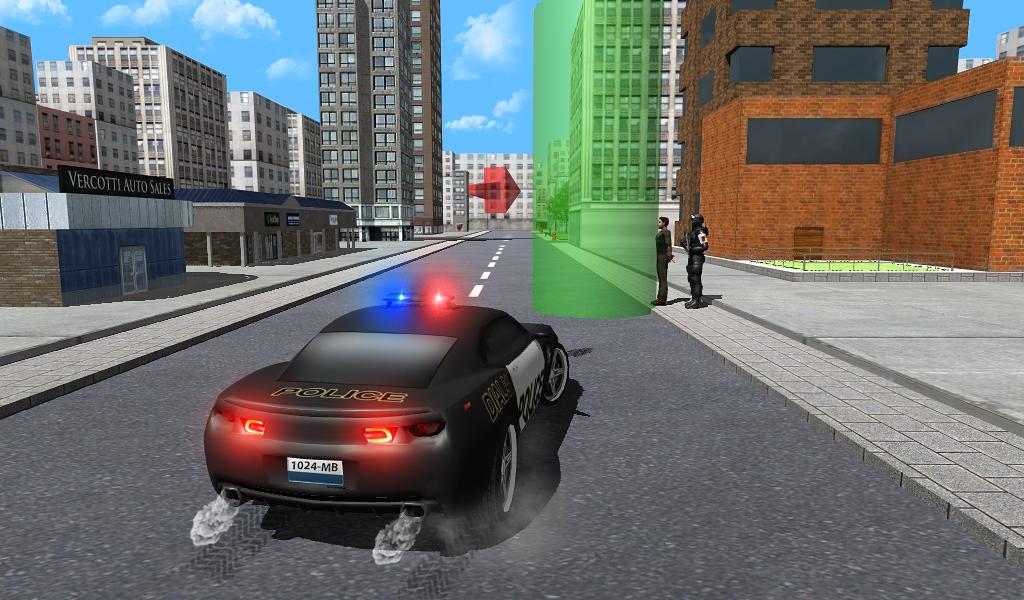 Police Car Driver City