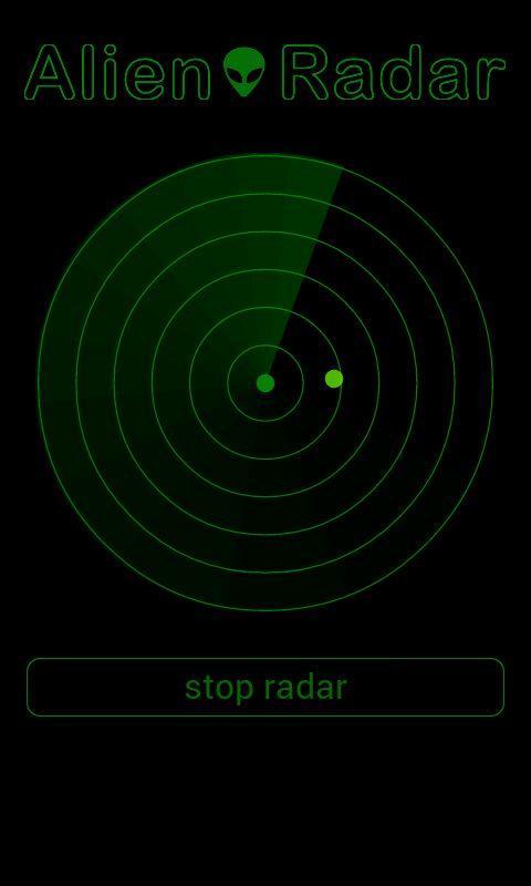 Alien Radar Simulation