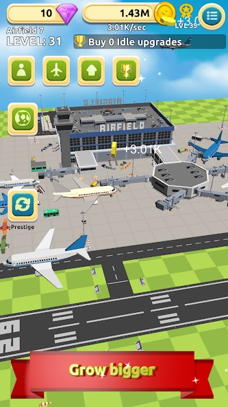 Airfield Tycoon Clicker Game