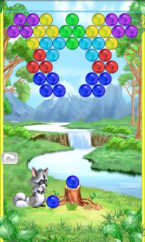 Raccoon Bubbles Shooter