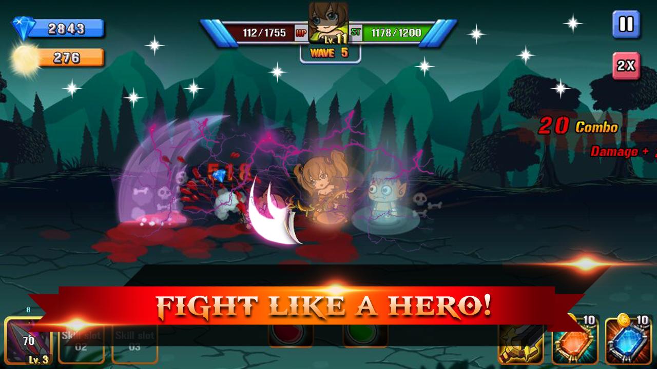 Monster Rush - Brave Demon Shadow Fight