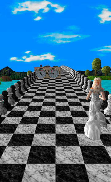 Princess runner. Endless bridg