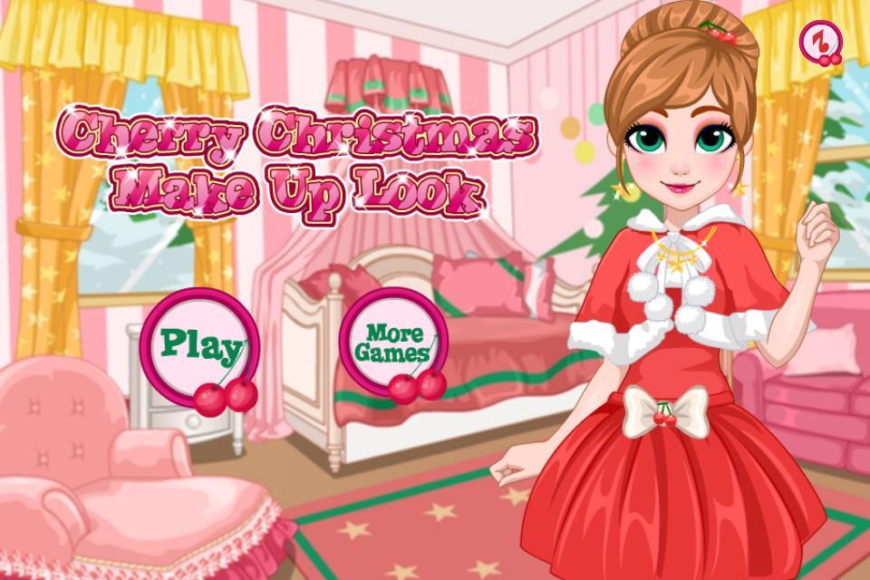 Cherry Christmas Make Up Look