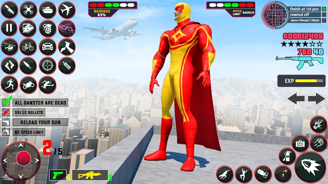 Spider Hero Man Rope Hero Game