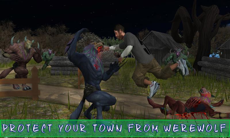 Teen Boy Werewolf: Wolf Fighting Game