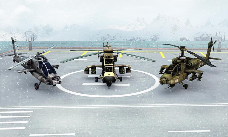 Modern Copter Warship Battle