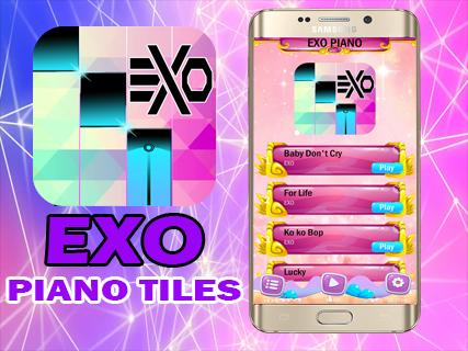 EXO K-POP Piano Tiles