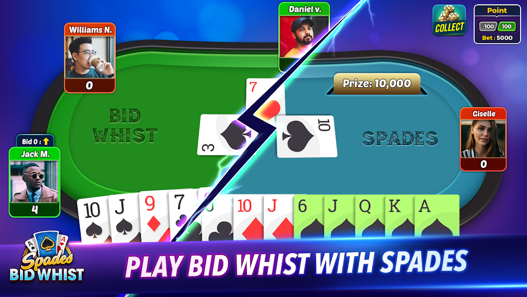 Bid Whist Spades Classic Games