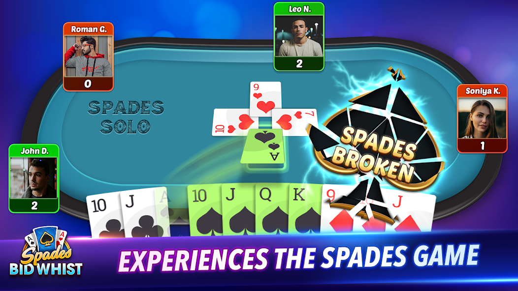 Bid Whist Spades Classic Games