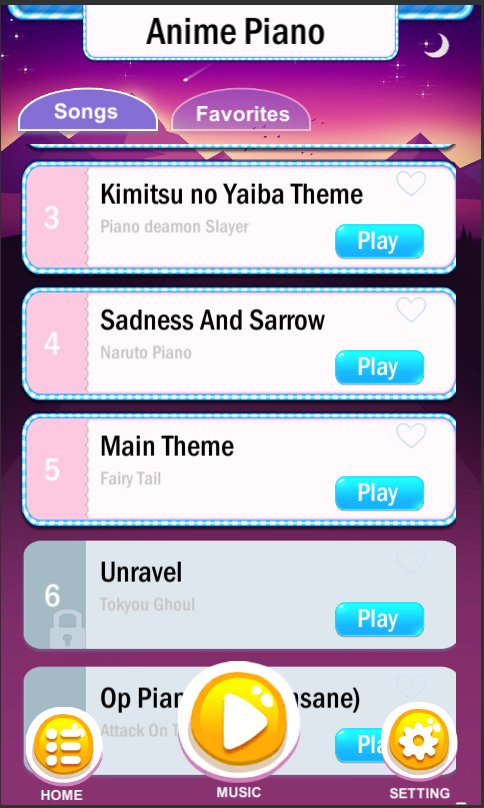 Anime Piano - anime  piano tiles