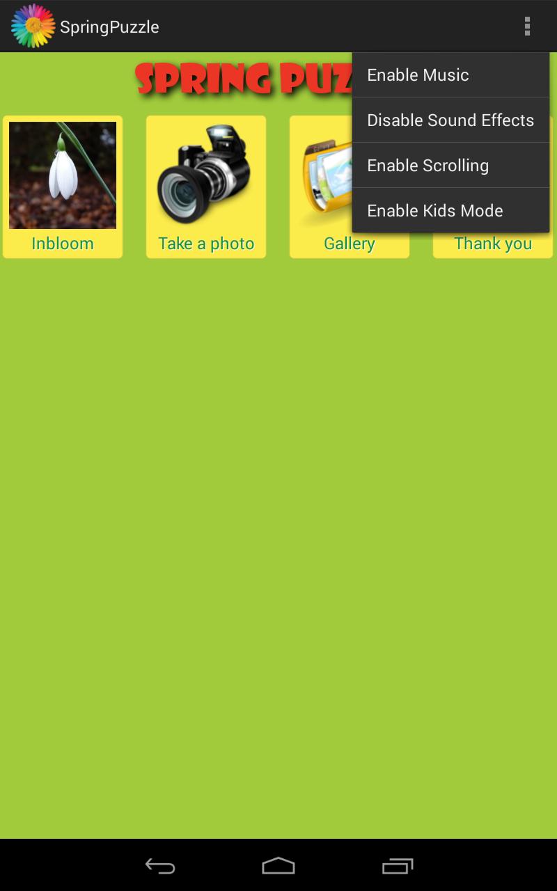 Spring Puzzle Free