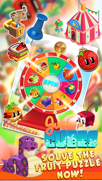 Juice cube: Match 3 Fruit Game